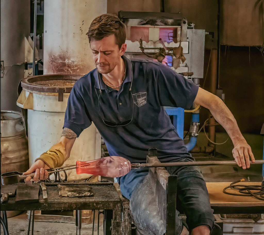 Glassblower at Beamish