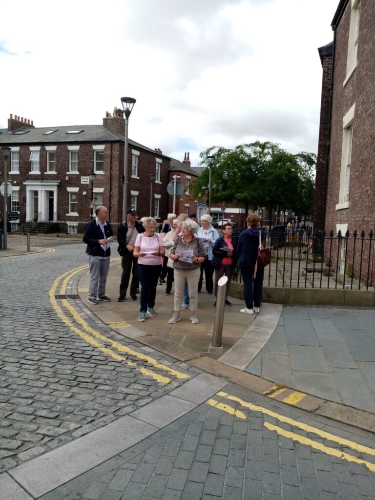 Group of strollers in Sunderland