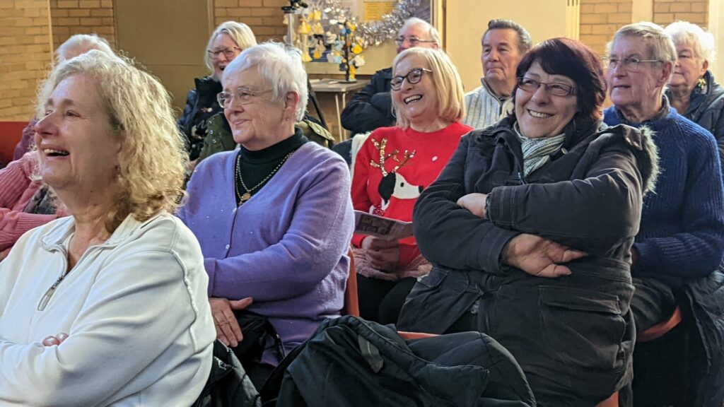 Members enjoying Meeting